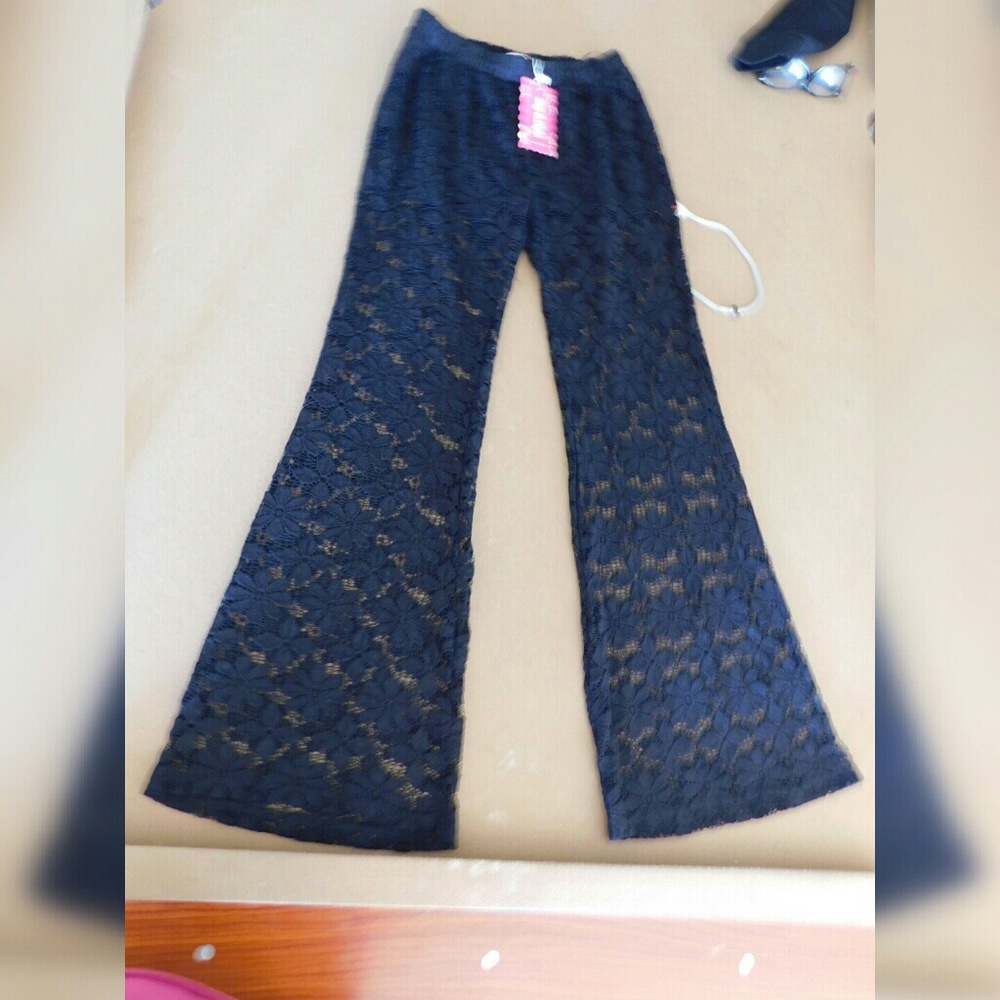 Summer wide legs Black pant - Picture 2 of 4